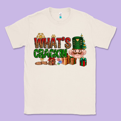 What's Crackin Christmas Classic Tee Designed By Nancycooperartshop