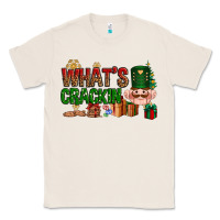 Natural What's crackin Christmas Classic Tee - NancyCooperArtShop