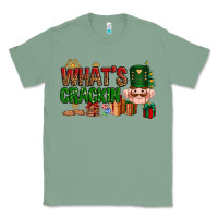 Sage What's crackin Christmas Classic Tee - NancyCooperArtShop