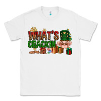 White What's crackin Christmas Classic Tee - NancyCooperArtShop