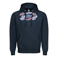 Navy mom vocabulary libbey glass Zipper Hoodie - TumblerDesignByShophia