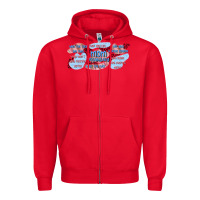 Red mom vocabulary libbey glass Zipper Hoodie - TumblerDesignByShophia