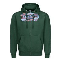Sports Green mom vocabulary libbey glass Zipper Hoodie - TumblerDesignByShophia