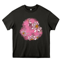 Asphalt lotus patches Heavy Core Tee - AdoDesignShop