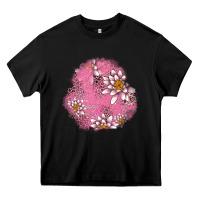 Black lotus patches Heavy Core Tee - AdoDesignShop