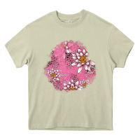 Mossy lotus patches Heavy Core Tee - AdoDesignShop