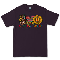 Plum peace love sunshine Premium Tee - JahusDesignShop