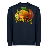 Navy Just Peachy Heavyweight Sweatshirt - Bettercallsaul