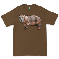 Cacao hippopotamus Premium Tee - LillyAllenDesigns