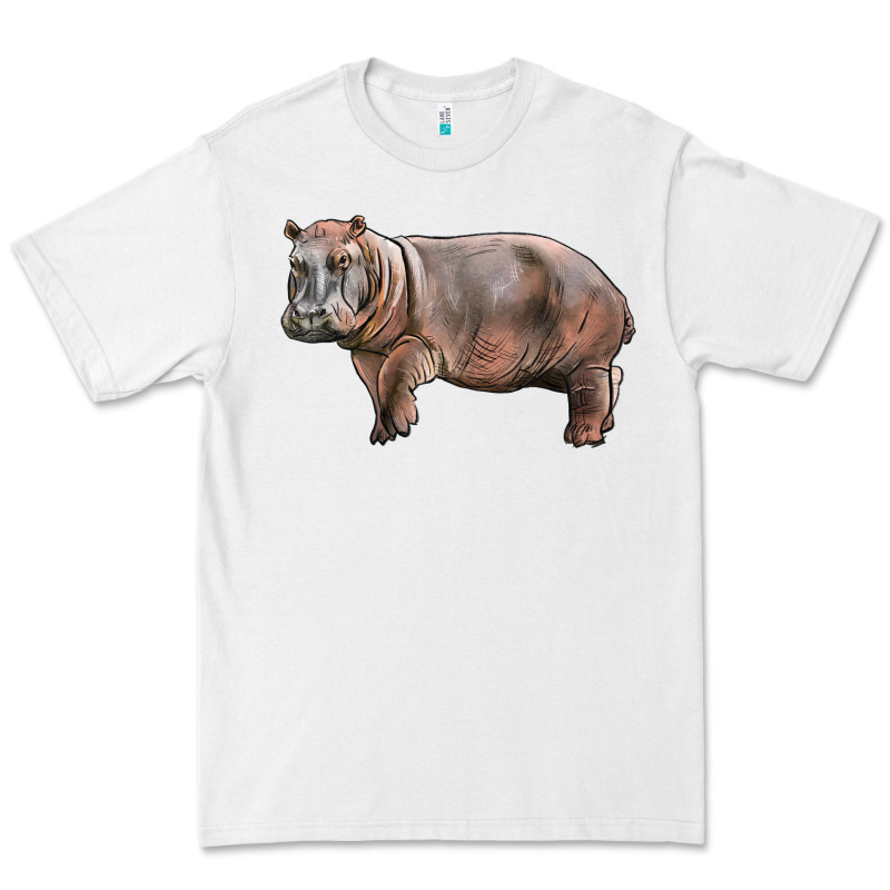 Hippopotamus Premium Tee by LillyAllenDesigns | Teevron