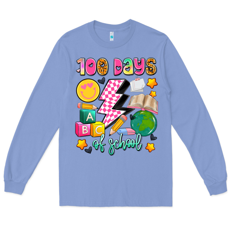100 Days Of School Long Sleeve Tee by Artiststas | Teevron