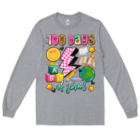 Heather Grey 100 days of school Long Sleeve Tee - Artiststas