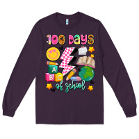 Plum 100 days of school Long Sleeve Tee - Artiststas