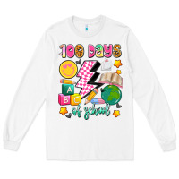 White 100 days of school Long Sleeve Tee - Artiststas