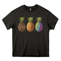 Asphalt pineapples leopard tie dye summer Heavy Core Tee - Artiststas