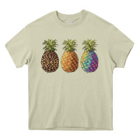 Mossy pineapples leopard tie dye summer Heavy Core Tee - Artiststas
