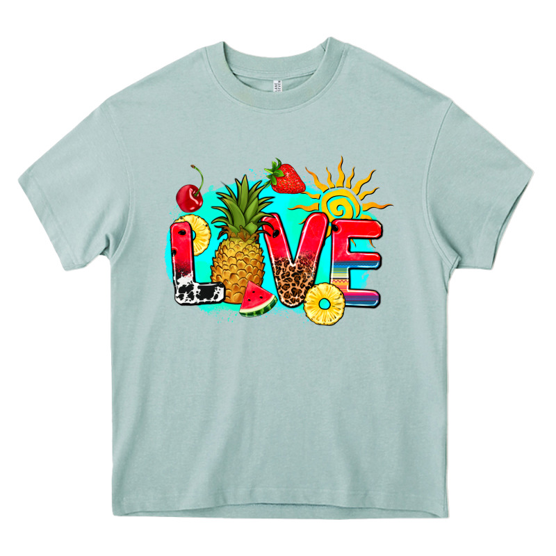 Love Summer Fruit And Sun Heavy Core Tee by AdoDesignShop | Teevron