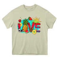 Mossy love summer fruit and sun Heavy Core Tee - AdoDesignShop