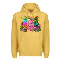 Antique Gold pride christmas trees Premium Hoodie - HowdyJamesFarm