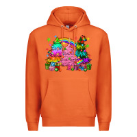 Carrot pride christmas trees Premium Hoodie - HowdyJamesFarm