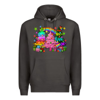 Smoke pride christmas trees Premium Hoodie - HowdyJamesFarm