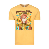 Vintage Mustard grandma's kitchen where sweet things happen Vintage Tee - MaliasSmallBusiness