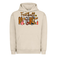 Pigment French Oak football NONNiE Urban Hoodie - CowhideDigitalArt