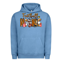 Pigment Pebble Blue football NONNiE Urban Hoodie - CowhideDigitalArt