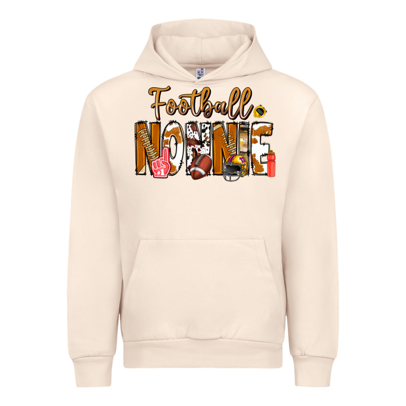 Football Nonnie Urban Hoodie by CowhideDigitalArt | Teevron
