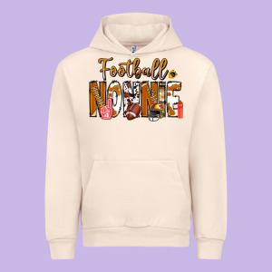 Football Nonnie Urban Hoodie Designed By Cowhidedigitalart