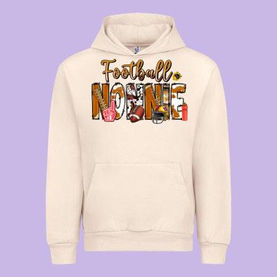 Football Nonnie Urban Hoodie Designed By Cowhidedigitalart