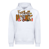 White football NONNiE Urban Hoodie - CowhideDigitalArt