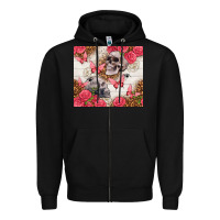 Black skulls and roses tumbler Zipper Hoodie - TumblerDesignByShophia
