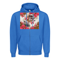 True Royal skulls and roses tumbler Zipper Hoodie - TumblerDesignByShophia