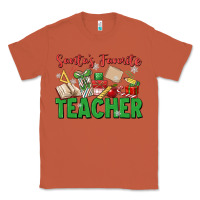 Copper santa's favorite teacher Classic Tee - MaliasSmallBusiness