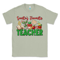 Matcha santa's favorite teacher Classic Tee - MaliasSmallBusiness