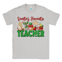 Moon Dust santa's favorite teacher Classic Tee - MaliasSmallBusiness