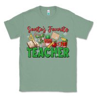 Sage santa's favorite teacher Classic Tee - MaliasSmallBusiness