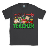 Smoke santa's favorite teacher Classic Tee - MaliasSmallBusiness