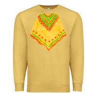 Antique Gold mexican poncho fa element Premium Sweatshirt - FaDigitalArtStudio