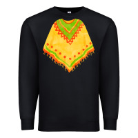 Black mexican poncho fa element Premium Sweatshirt - FaDigitalArtStudio