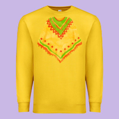 Mexican Poncho Fa Element Premium Sweatshirt Designed By Fadigitalartstudio