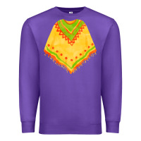 Purple mexican poncho fa element Premium Sweatshirt - FaDigitalArtStudio