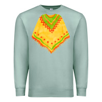Seafoam mexican poncho fa element Premium Sweatshirt - FaDigitalArtStudio