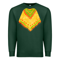 Sports Green mexican poncho fa element Premium Sweatshirt - FaDigitalArtStudio