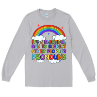 Moon Dust it's a beautiful day to respect other people's pro Long Sleeve Tee - Artiststas