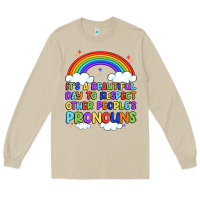 Mushroom it's a beautiful day to respect other people's pro Long Sleeve Tee - Artiststas