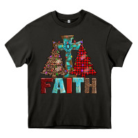 Asphalt cross and christmas trees Heavy Core Tee - AdoDesignShop