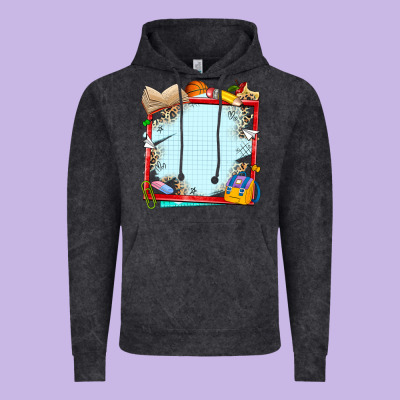 School Your Text Here Vintage Hoodie Designed By Nancycooperartshop