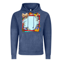Vintage Denim school your text here Vintage Hoodie - NancyCooperArtShop